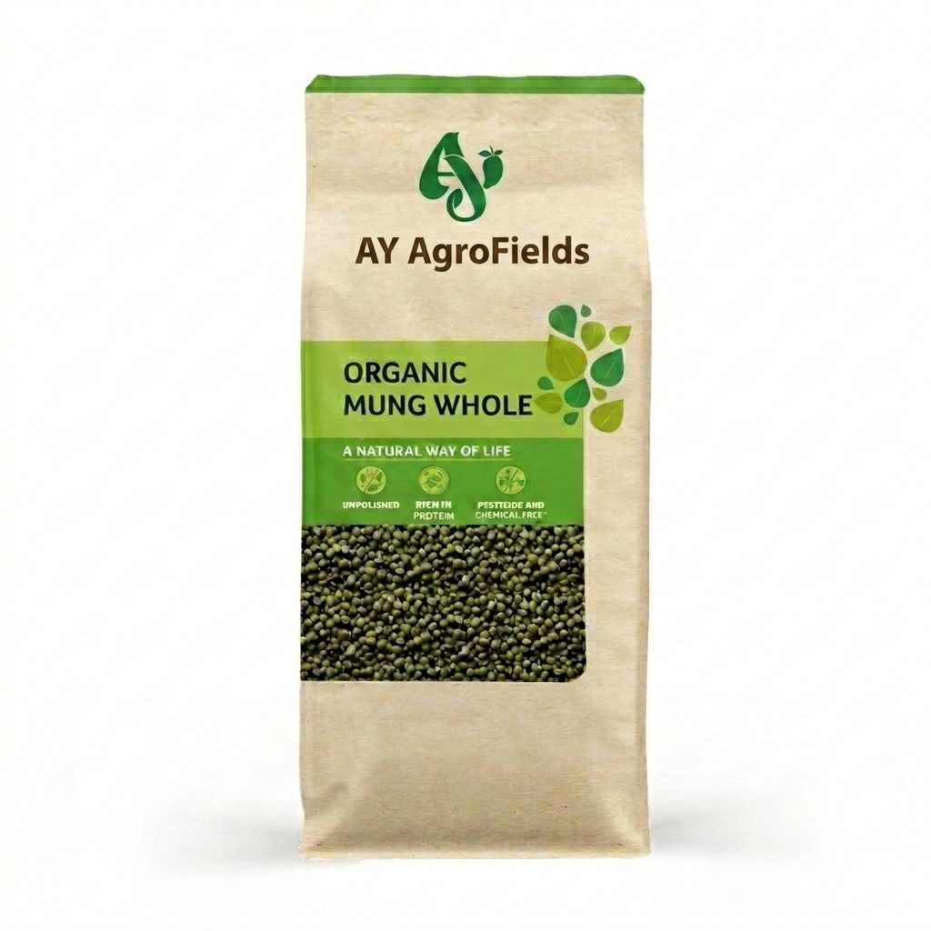 Organic Green Moong Dal (1kg)
